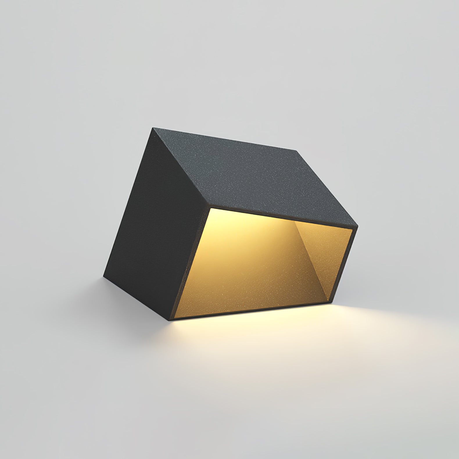 Modern Solar Powered Cube Garden Light Waterproof Outdoor Patio LED Lamp