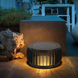 Modern Solar Powered Garden Post Light Waterproof Three Color LED Outdoor Path Lamp