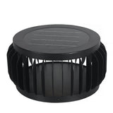 Modern Solar Powered Garden Post Light Waterproof Three Color LED Outdoor Path Lamp
