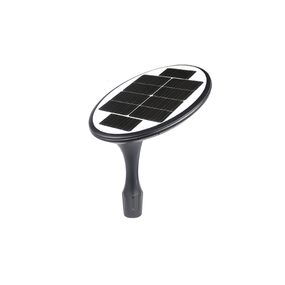 Modern Solar Powered LED Lamp Post Outdoor IP65 Waterproof Street Light for Gardens and Parks