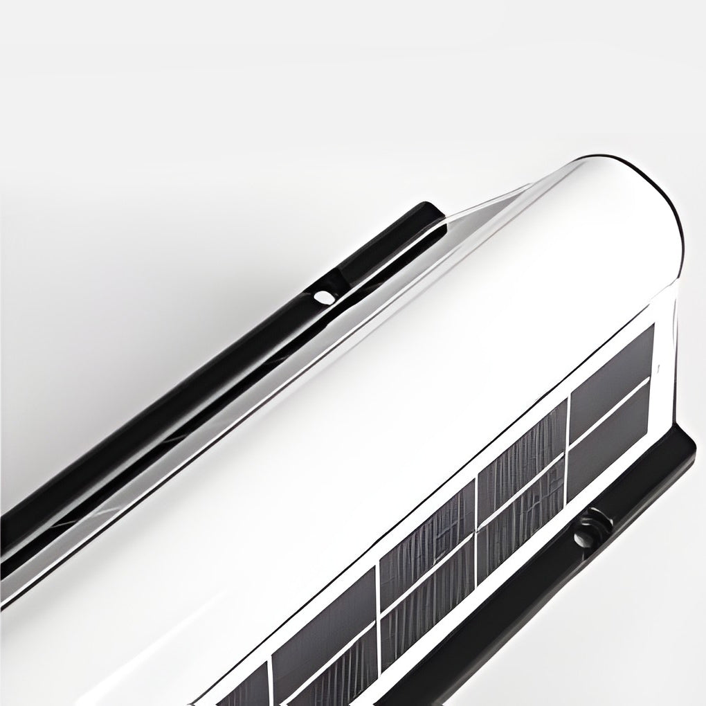 Modern Solar Powered LED Outdoor Wall Sconce Waterproof Linear Acrylic Porch Light
