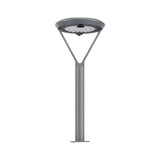 Modern Solar Powered Outdoor Garden Post Light Waterproof Dual Motion Sensor LED Pole Lamp