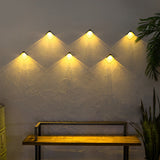 Modern Solar Powered RGB Color Changing Wall Washer Lights Waterproof Outdoor LED Sconces 2 Pack
