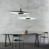 Modern Soleil Noir LED Pendant Light Slender Aerial Design Ceiling Hanging Lamp