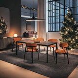 Modern Soleil Noir LED Pendant Light Slender Aerial Design Ceiling Hanging Lamp
