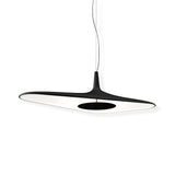 Modern Soleil Noir LED Pendant Light Slender Aerial Design Ceiling Hanging Lamp