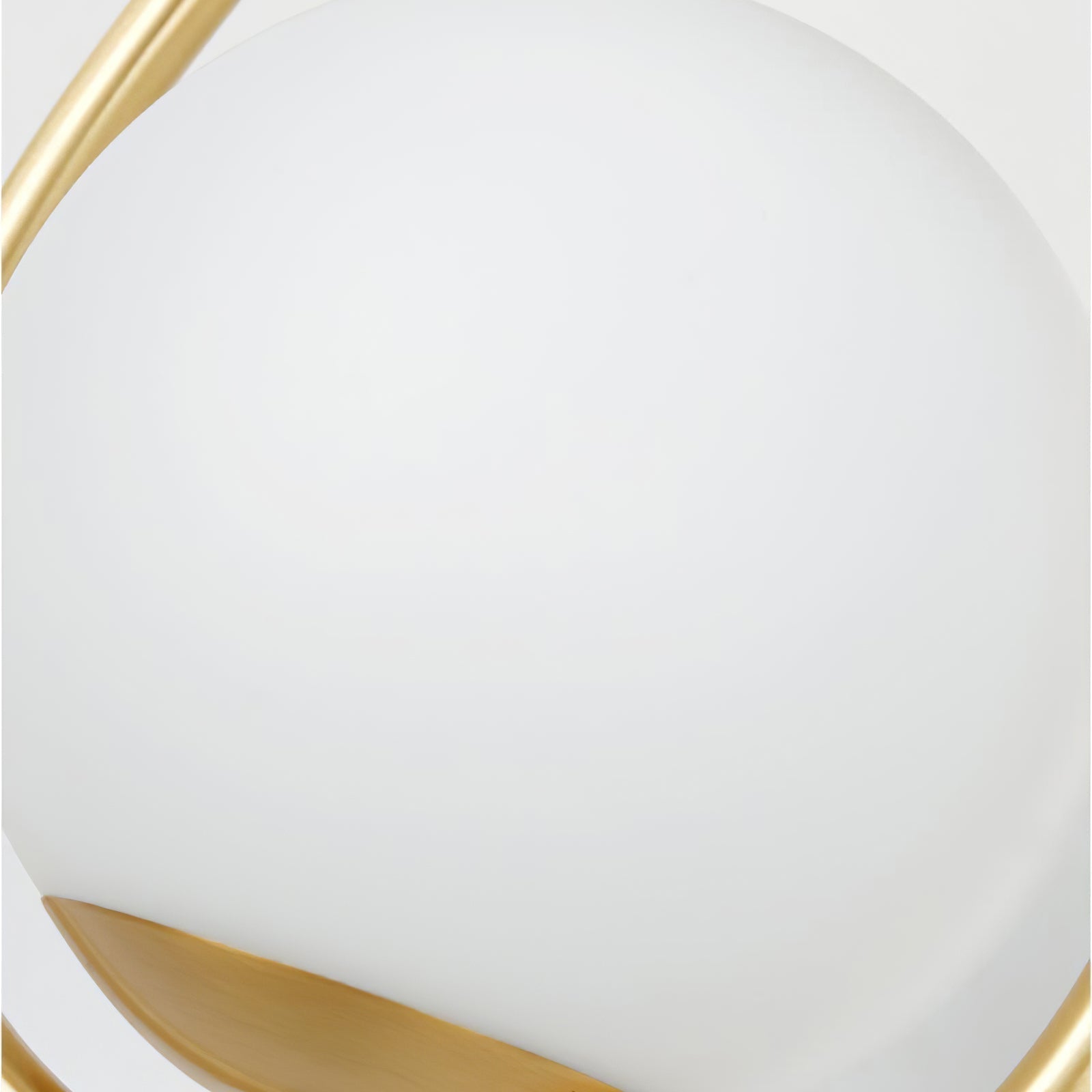Modern Solid Brass Wall Sconce with Opal Glass Shade Set of 2 Indoor Wall Mounted Lighting Fixture