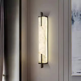 Modern Spanish Alabaster Wall Sconce with Integrated LED for Luxury Interior Lighting