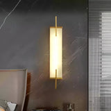 Modern Spanish Alabaster Wall Sconce with Integrated LED for Luxury Interior Lighting