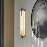 Modern Spanish Alabaster Wall Sconce with Integrated LED for Luxury Interior Lighting