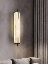 Modern Spanish Alabaster Wall Sconce with Integrated LED for Luxury Interior Lighting