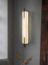 Modern Spanish Alabaster Wall Sconce with Integrated LED for Luxury Interior Lighting