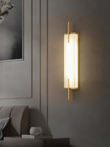 Modern Spanish Alabaster Wall Sconce with Integrated LED for Luxury Interior Lighting