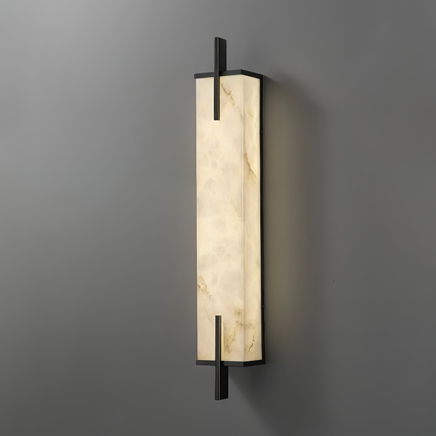 Modern Spanish Alabaster Wall Sconce with Integrated LED for Luxury Interior Lighting