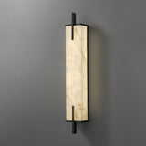 Modern Spanish Alabaster Wall Sconce with Integrated LED for Luxury Interior Lighting