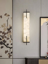 Modern Spanish Alabaster Wall Sconce with Integrated LED for Luxury Interior Lighting