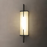 Modern Spanish Alabaster Wall Sconce with Integrated LED for Luxury Interior Lighting