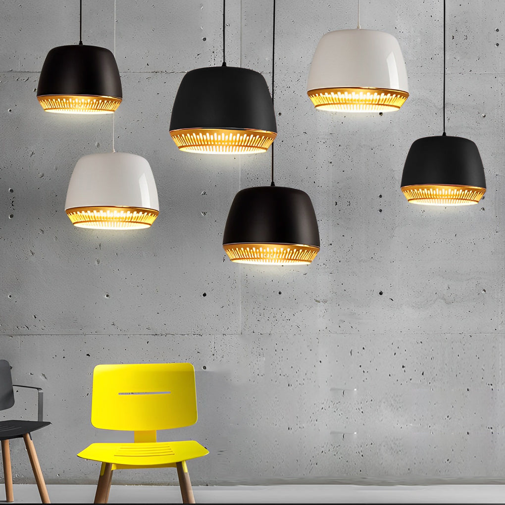 Modern Sphere Metal Pendant Light Minimalist Iron Globe Hanging Lamp for Kitchen Island