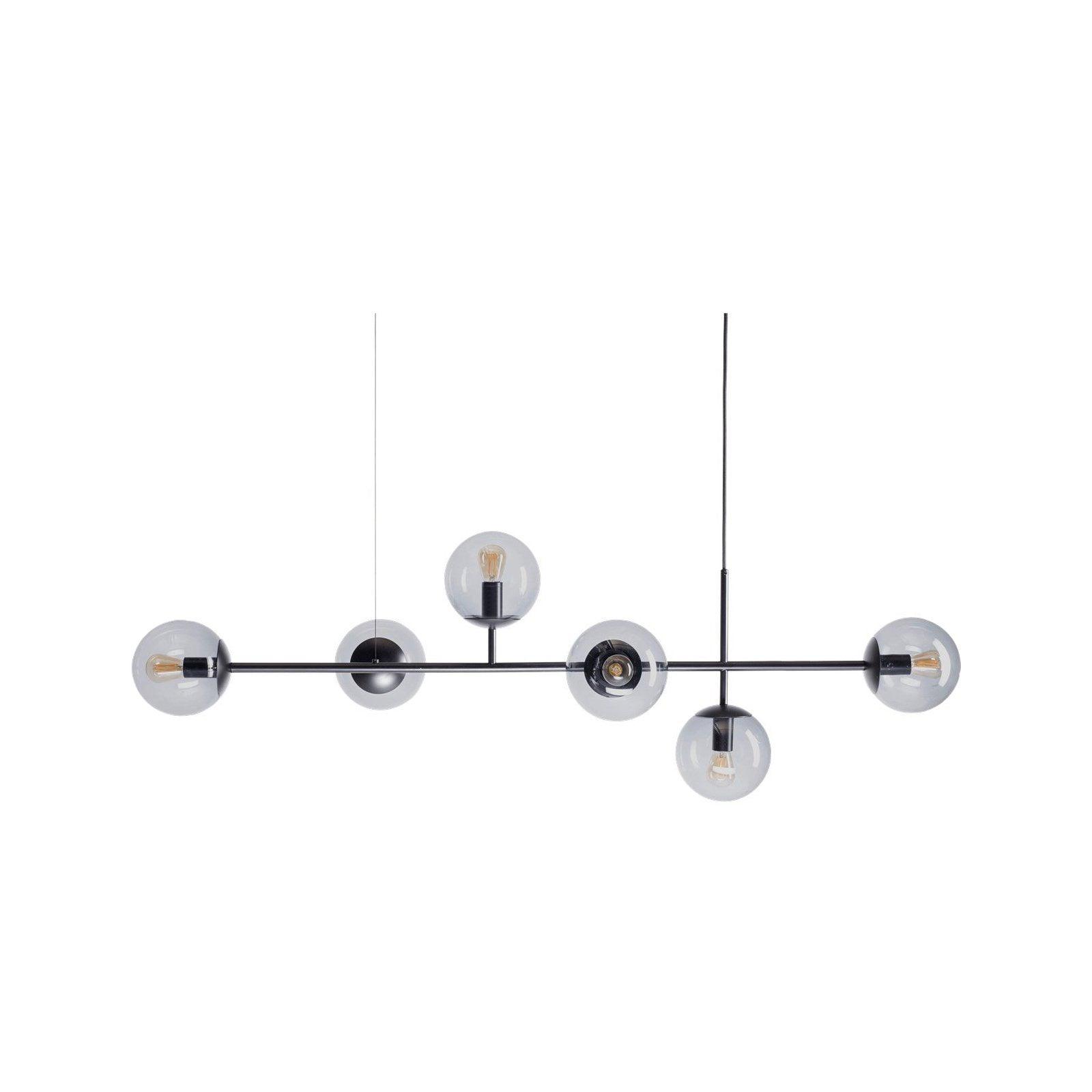 Modern Spherical Glass Bead Crown Chandelier Brass Industrial Pendant Light