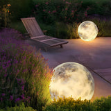 Modern Spherical Moon Lawn Light Waterproof Outdoor Garden Lamp for Landscape and Backyard Decor