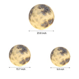 Modern Spherical Moon Lawn Light Waterproof Outdoor Garden Lamp for Landscape and Backyard Decor