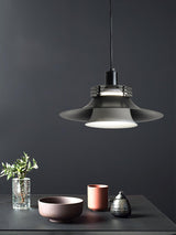 Modern Spherical Two Shade Pendant Light for Kitchen Island and Minimalist Living Room