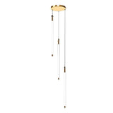 Modern Spiral LED Staircase Chandelier Long Acrylic Pendant Light for Duplex Foyer and Hallways