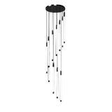 Modern Spiral LED Staircase Chandelier Long Acrylic Pendant Light for Duplex Foyer and Hallways