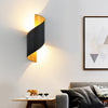 Modern Spiral LED Waterproof Outdoor Wall Light Up and Down Luminous Exterior Sconce for Aisle