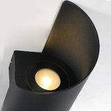 Modern Spiral LED Waterproof Outdoor Wall Light Up and Down Luminous Exterior Sconce for Aisle
