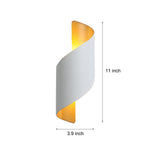 Modern Spiral LED Waterproof Outdoor Wall Light Up and Down Luminous Exterior Sconce for Aisle