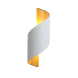 Modern Spiral LED Waterproof Outdoor Wall Light Up and Down Luminous Exterior Sconce for Aisle