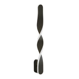 Modern Spiral Strip LED Wall Sconce 29W Minimalist Long Linear Light Fixture for Living Room