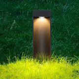 Modern Square Black 5W LED Outdoor Path Light Waterproof Landscape Garden Bollard