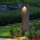 Modern Square Black 5W LED Outdoor Path Light Waterproof Landscape Garden Bollard