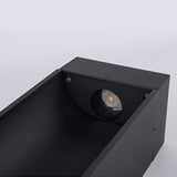 Modern Square Black 5W LED Outdoor Path Light Waterproof Landscape Garden Bollard
