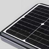 Modern Square Black Solar Powered LED Post Light for Garden Pathway and Residential Areas