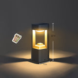 Modern Square Hollow Aluminum Solar Outdoor Garden Pathway Lights Waterproof LED Landscape Lighting