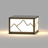 Modern Square Landscape Pillar Light Waterproof LED Outdoor Garden Lawn Lamp