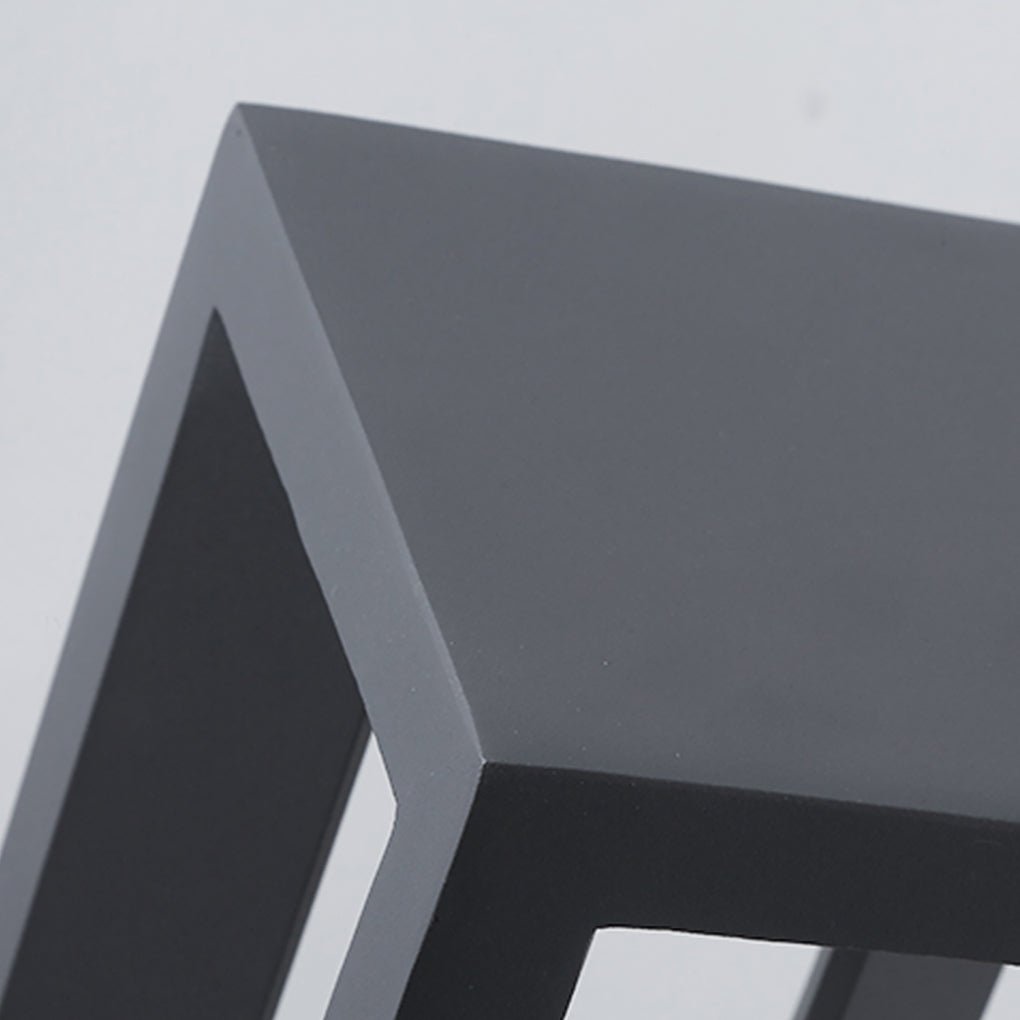 Modern Square LED Landscape Post Light for Villa Garden and Pathway Illumination