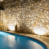 Modern Square LED Outdoor In Ground Well Light with Light Sensor for Steps and Decks