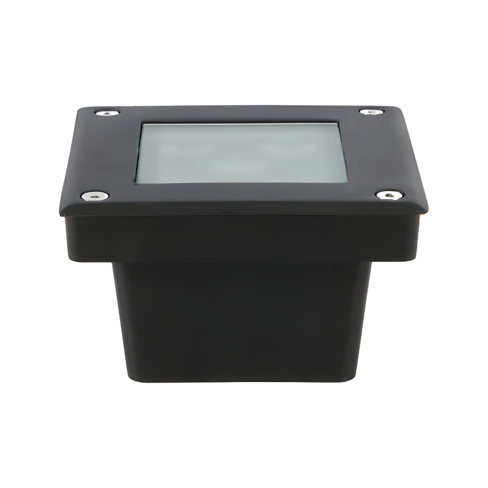 Modern Square LED Outdoor In Ground Well Light with Light Sensor for Steps and Decks