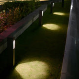 Modern Square LED Outdoor Pathway Light 24 Inch 7W Black Waterproof Garden Lawn Landscape Lamp