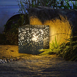 Modern Square LED Outdoor Post Light Stainless Steel Pillar Lantern for Garden and Deck