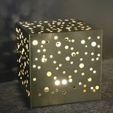 Modern Square LED Outdoor Post Light Stainless Steel Pillar Lantern for Garden and Deck