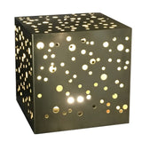 Modern Square LED Outdoor Post Light Stainless Steel Pillar Lantern for Garden and Deck