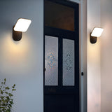 Modern Square LED Outdoor Wall Sconce 12W Waterproof Exterior Porch Lighting