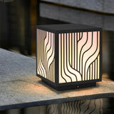 Modern Square LED Waterproof Outdoor Pillar Light for Garden Fence and Deck Post