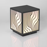 Modern Square LED Waterproof Outdoor Pillar Light for Garden Fence and Deck Post