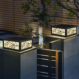 Modern Square Outdoor Waterproof LED Pillar Light for Deck Fence and Garden Posts